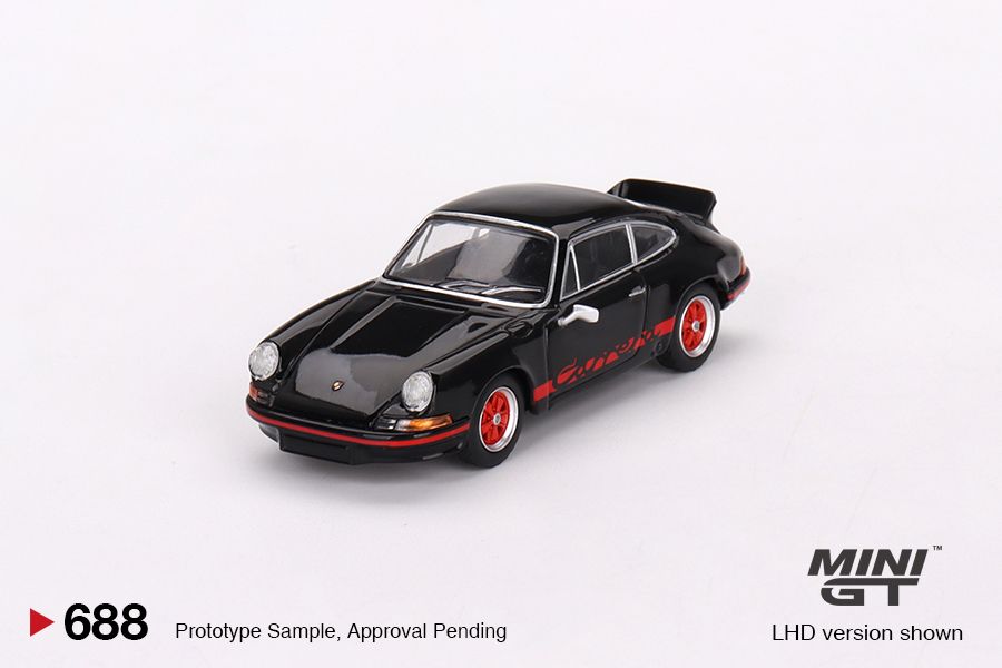 ＜阿爾法＞MINI GT No.688 Porsche 911 Carrera RS 2.7 Black Red