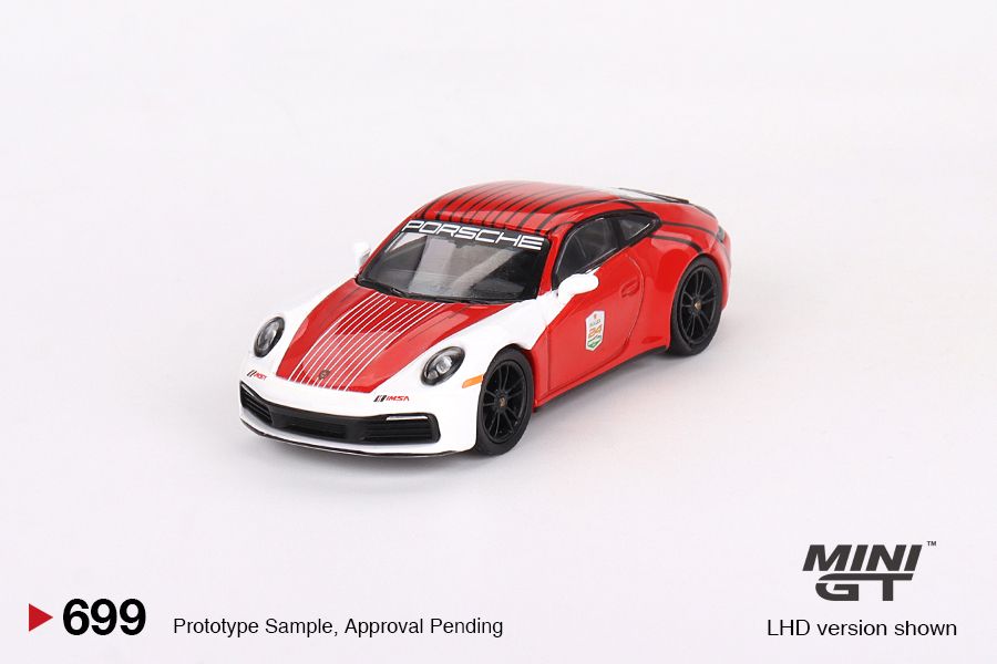 ＜阿爾法＞MINI GT No.699 Porsche 911 （992） Carrera S Safety Car