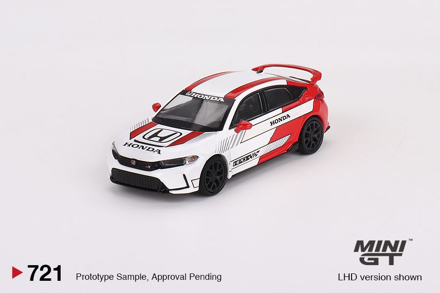 ＜阿爾法＞MINI GT No.721 Honda Civic Type R #2 Pace Car White