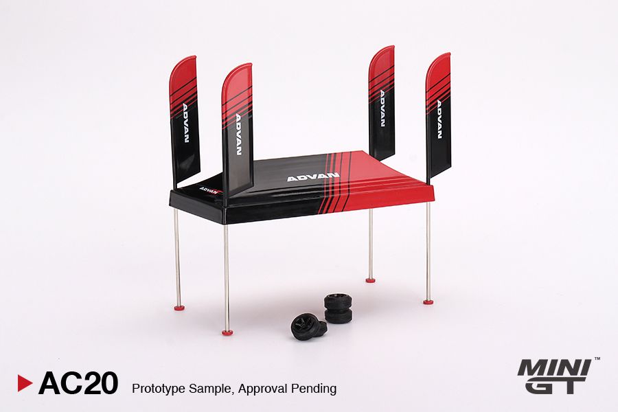 ＜阿爾法＞MINI GT No.AC20 Paddock Service Tent Set - ADVAN