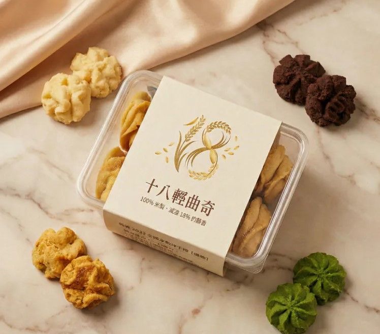 十八輕曲奇｜無麩質餅乾x天然奶油x膳食纖維｜｜森語抹茶