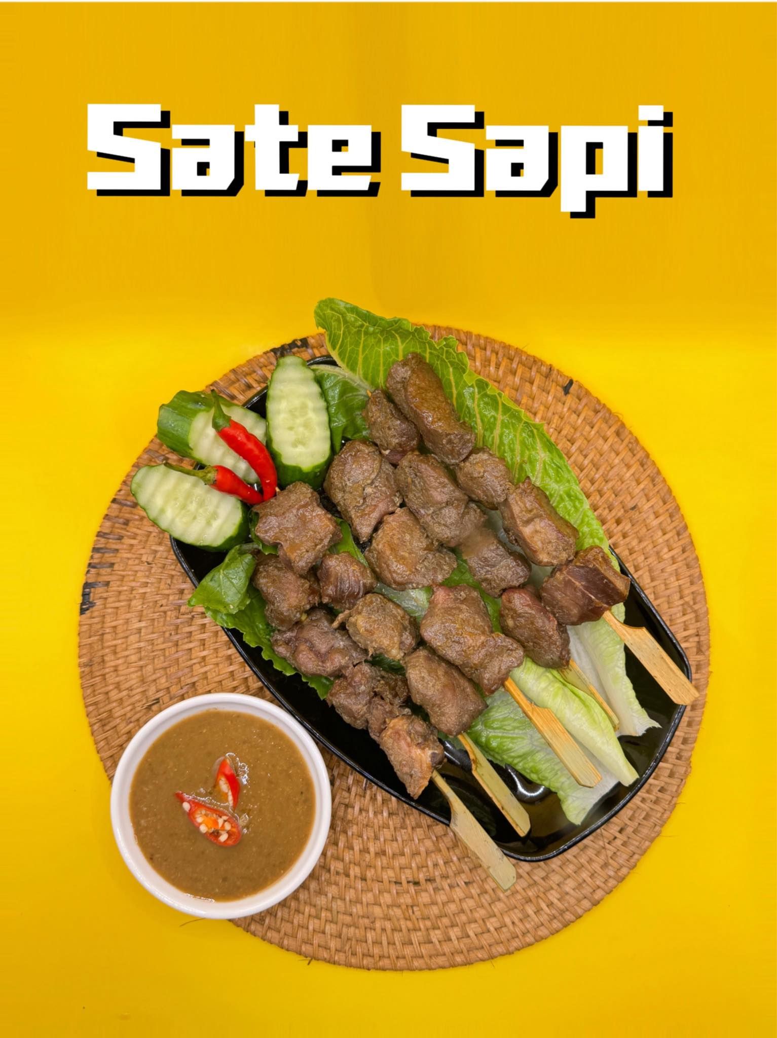 Sate Sapi Sulawasi 正宗印尼牛肉沙嗲