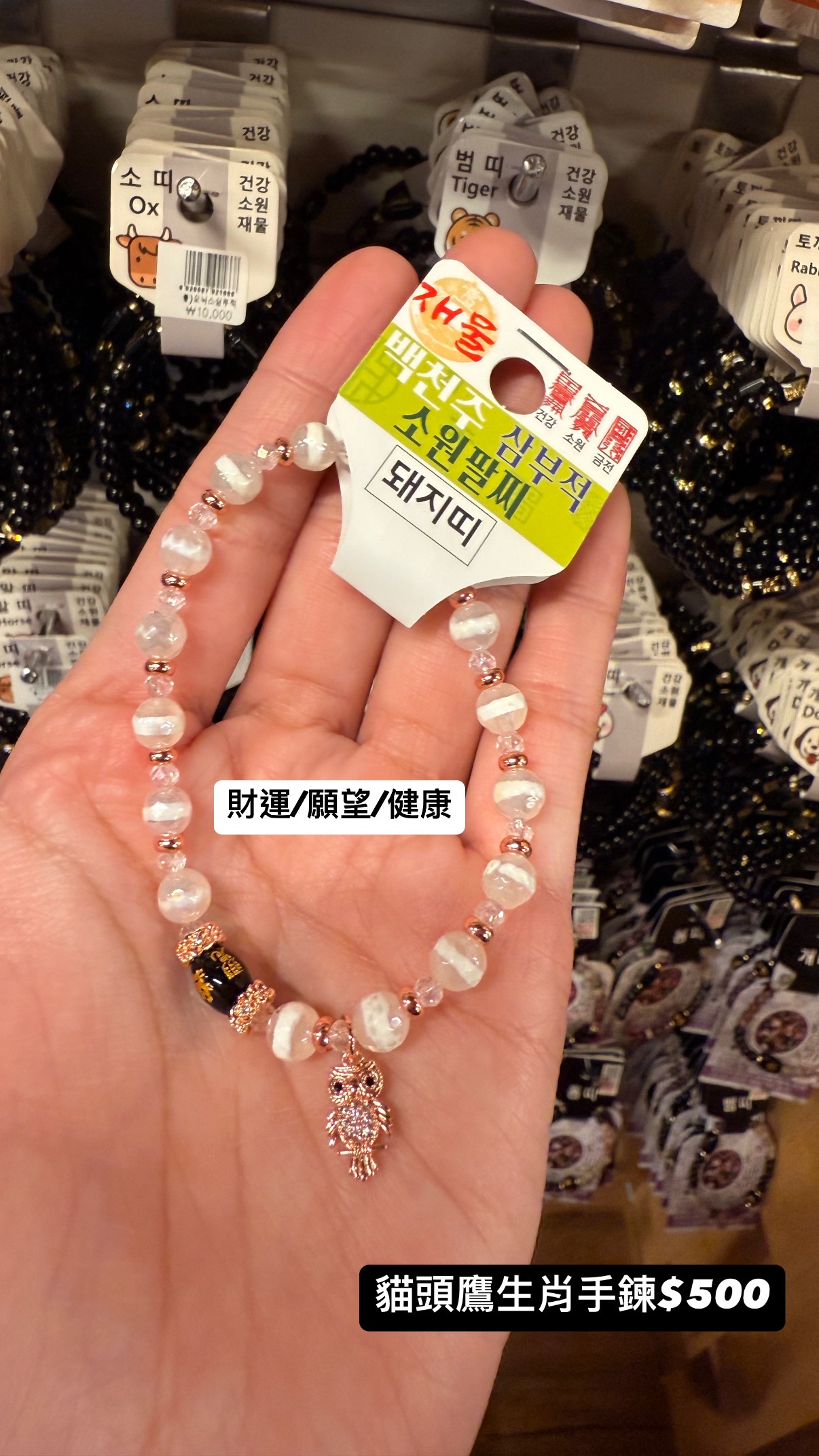 貓頭鷹生肖手鍊