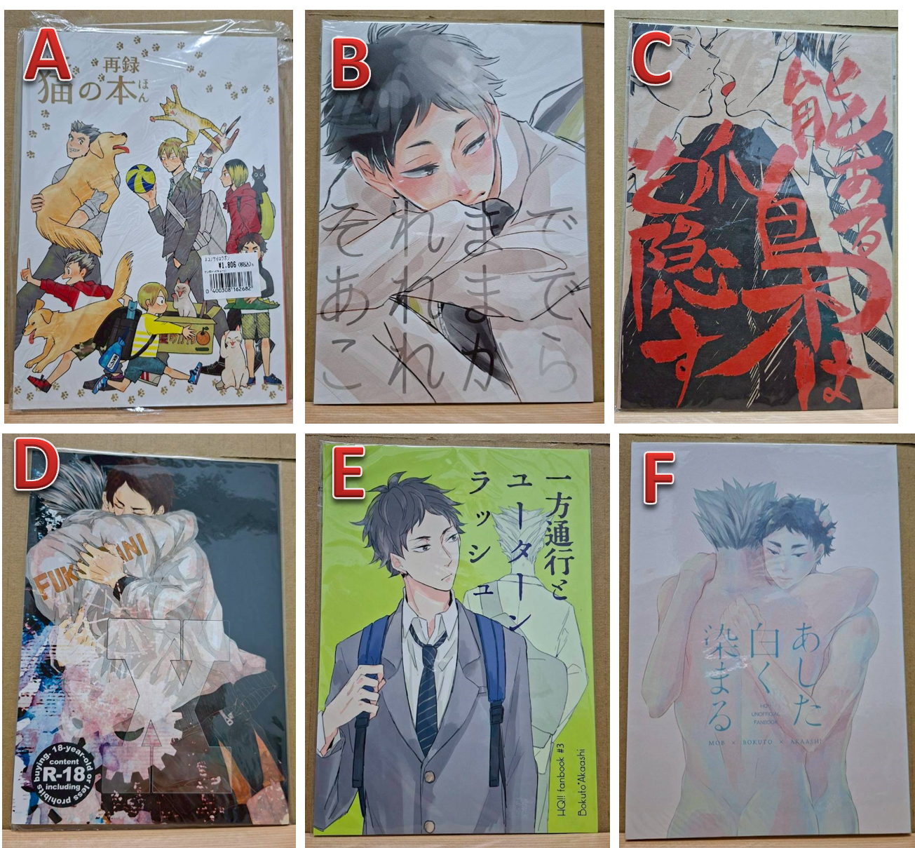 36.日文 排球 二手 同人 兔赤 （尚未找到資訊！）