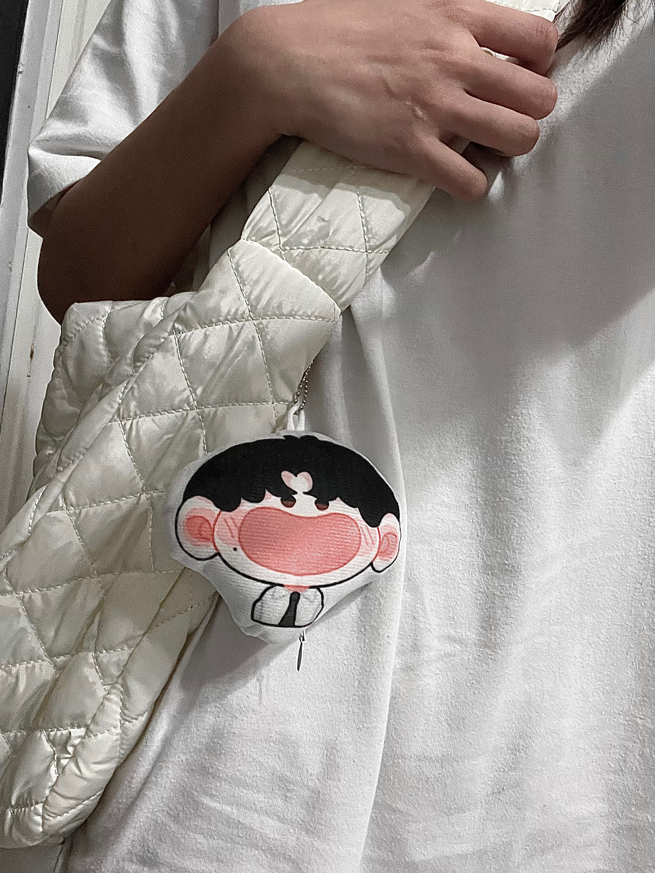 朱志鑫大嘴棉花團團吊飾包掛