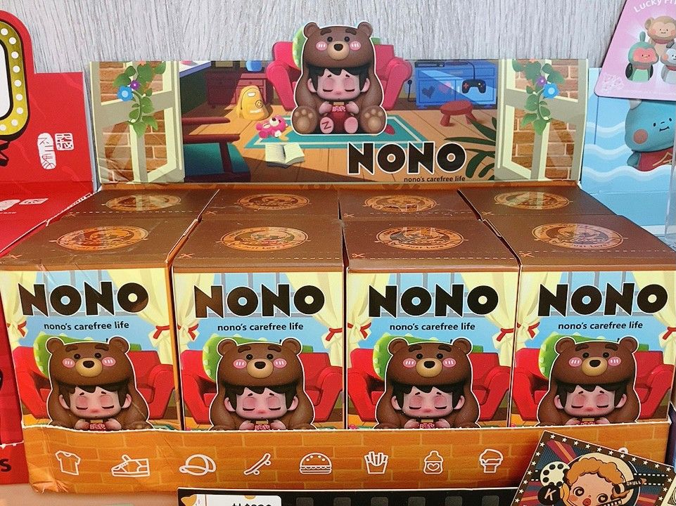 現貨 NONO的悠閒生活 兔寶寶 鹿阿呆 熊小棕 河先生 盲盒 盒玩 公仔