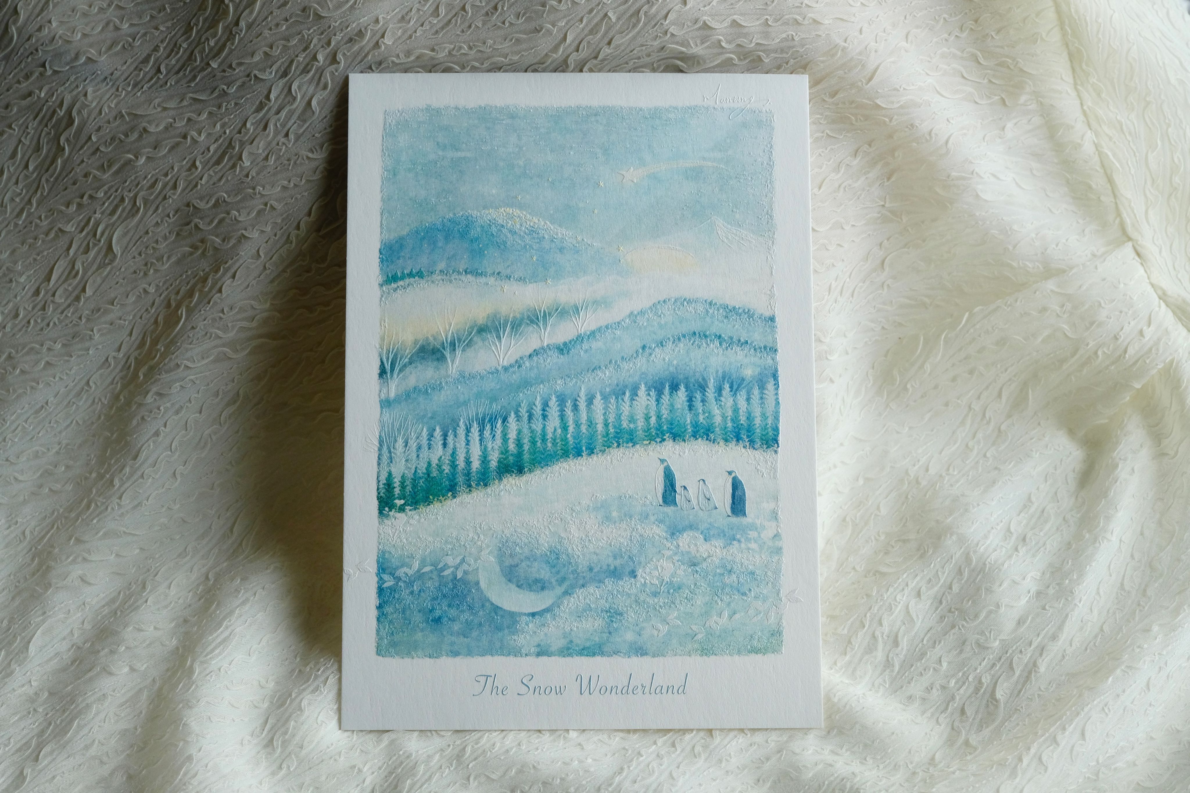 浮雕畫卡 15x21cm （A5） - The snow wonderland