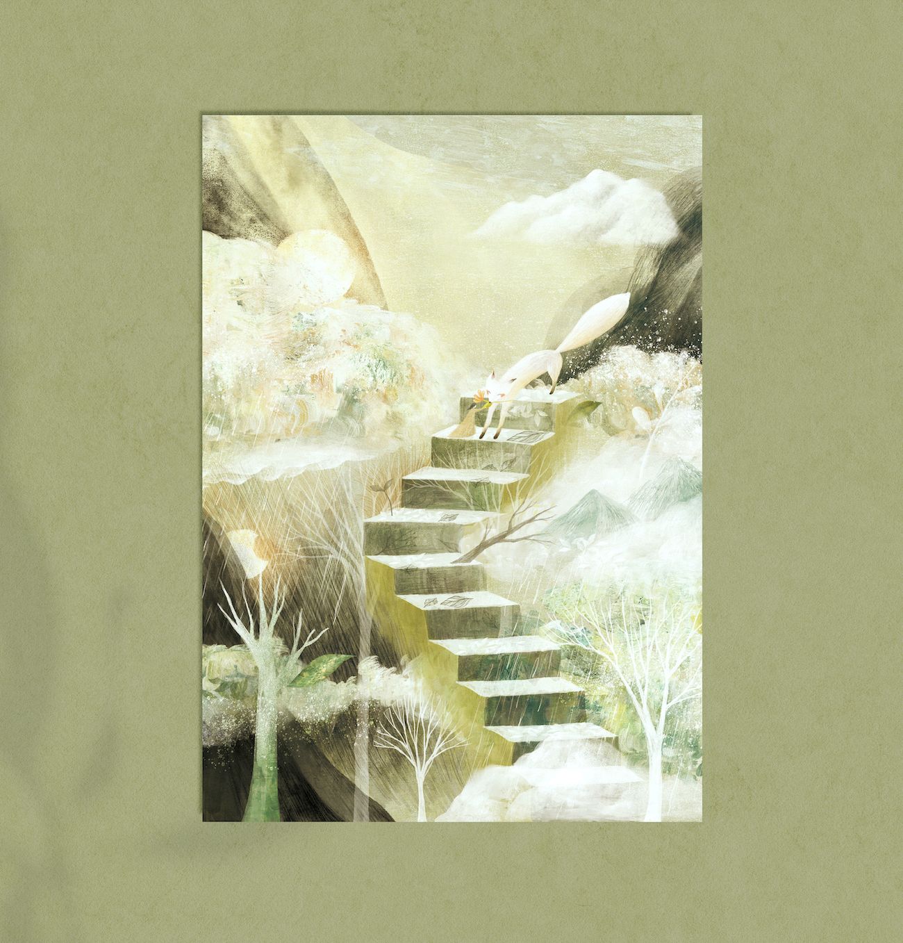 插畫明信片 - 永遠不離開