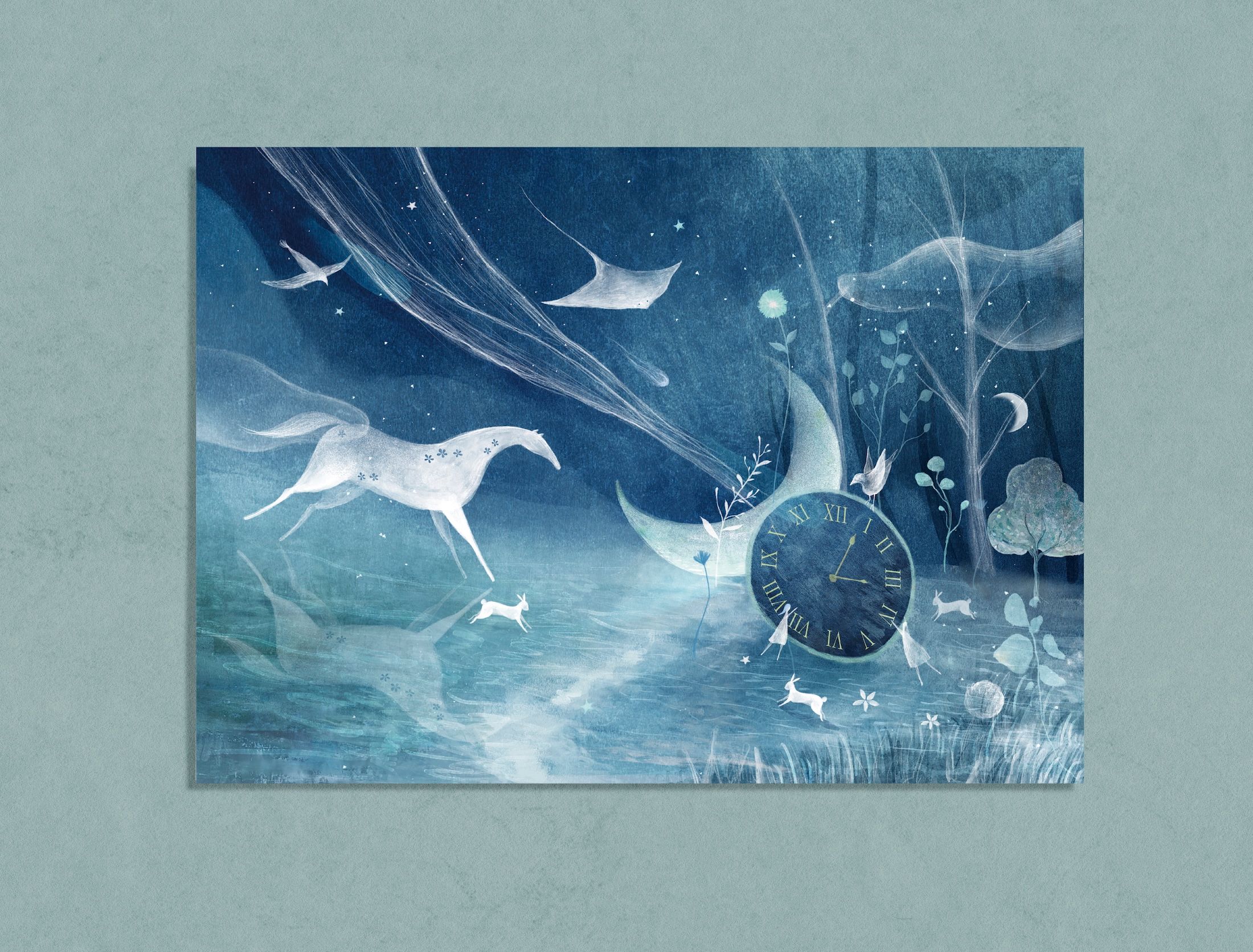 插畫明信片 - 時間走遠之後的樣子