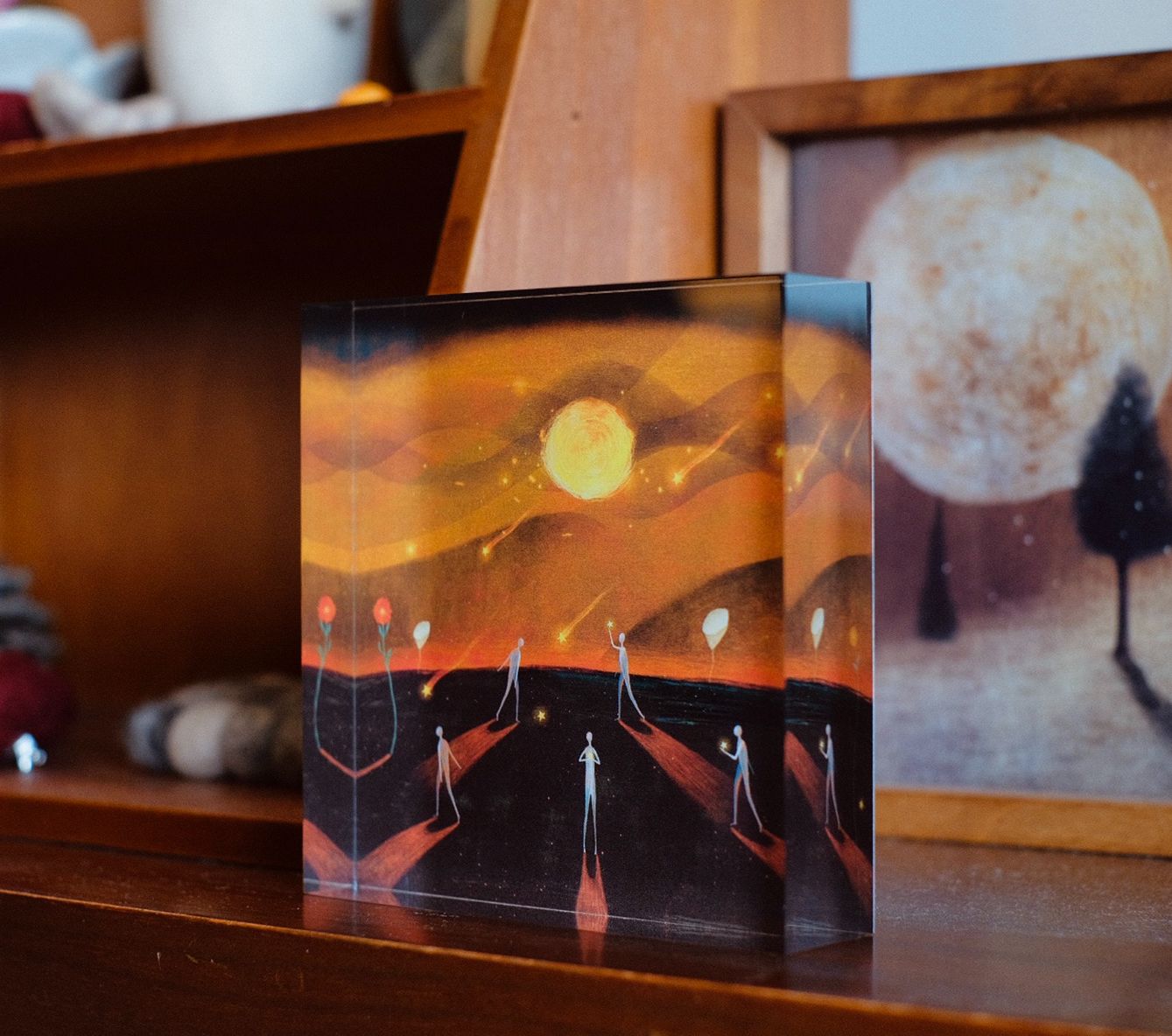 水晶畫 - 接住星星的人