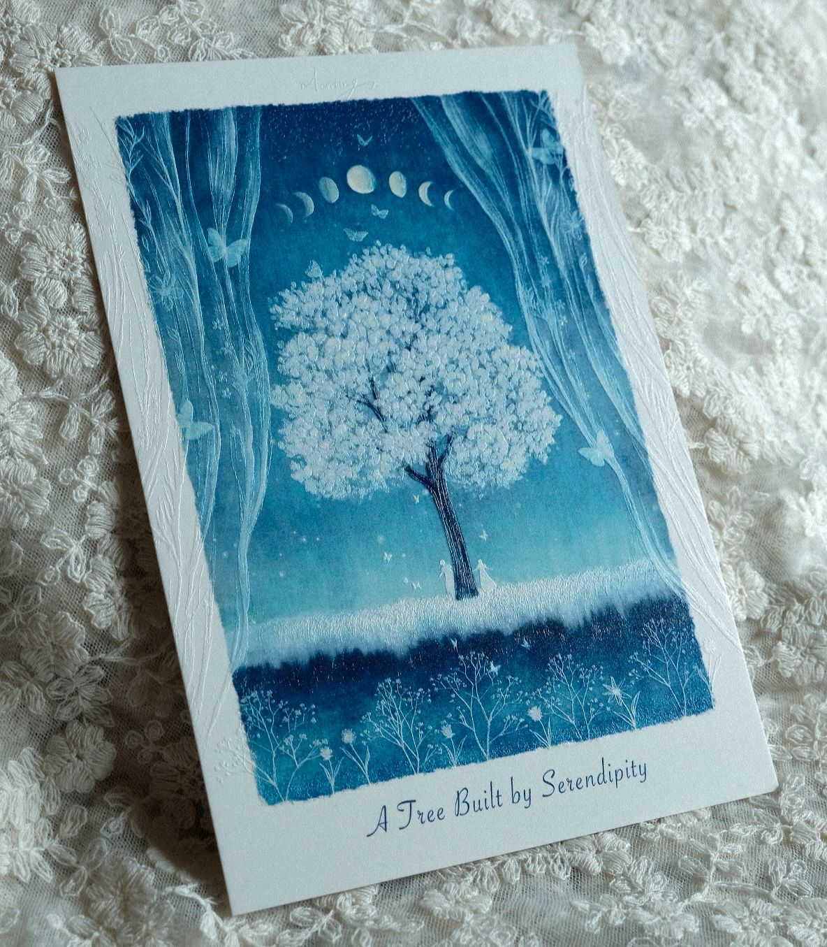 精緻加工浮雕畫卡 15x21cm - A tree built by serendipity
