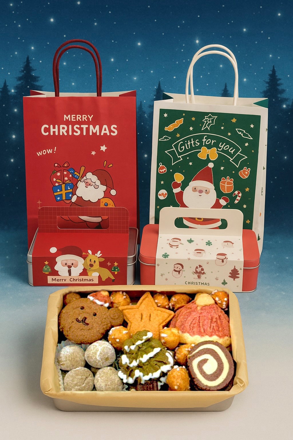 聖誕限定鐵盒餅乾