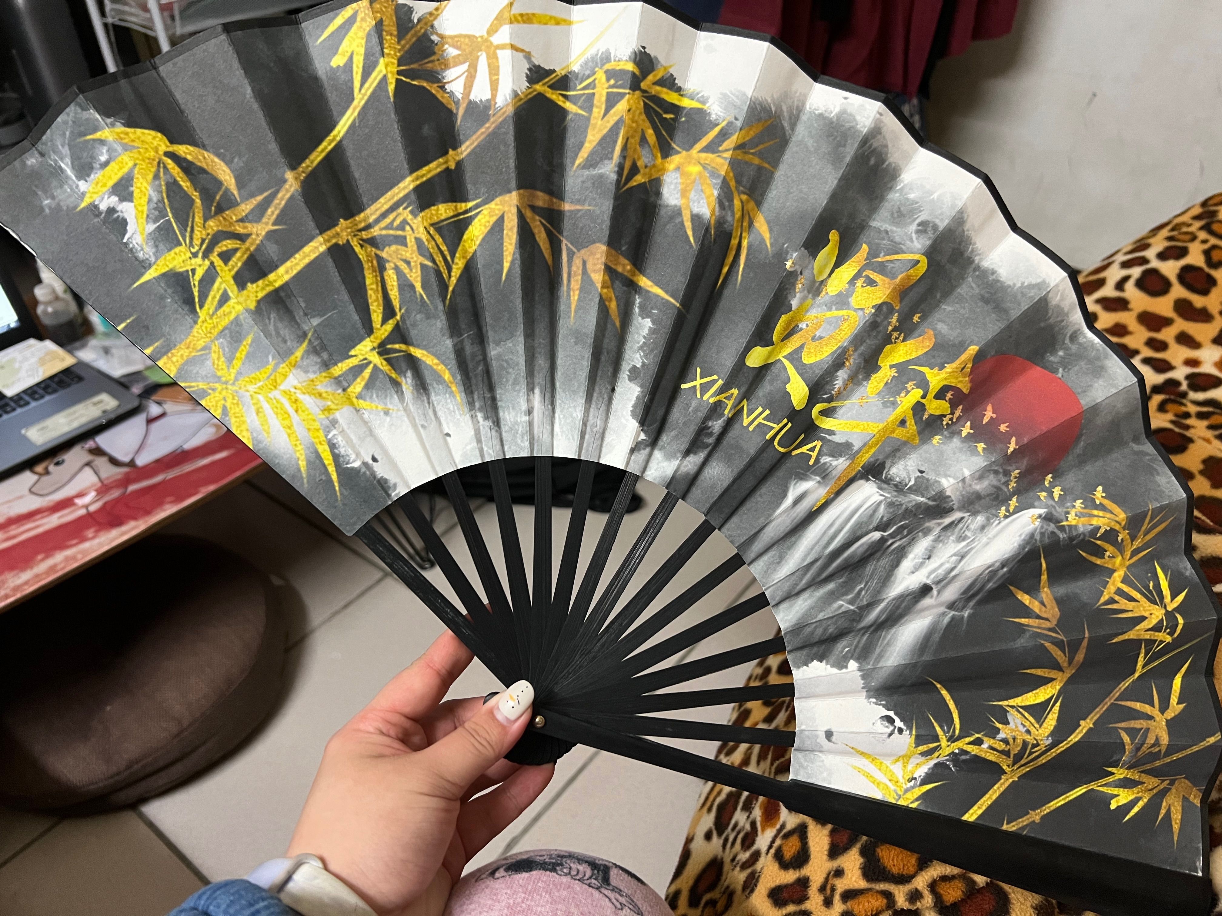 4賢華折扇（10寸）