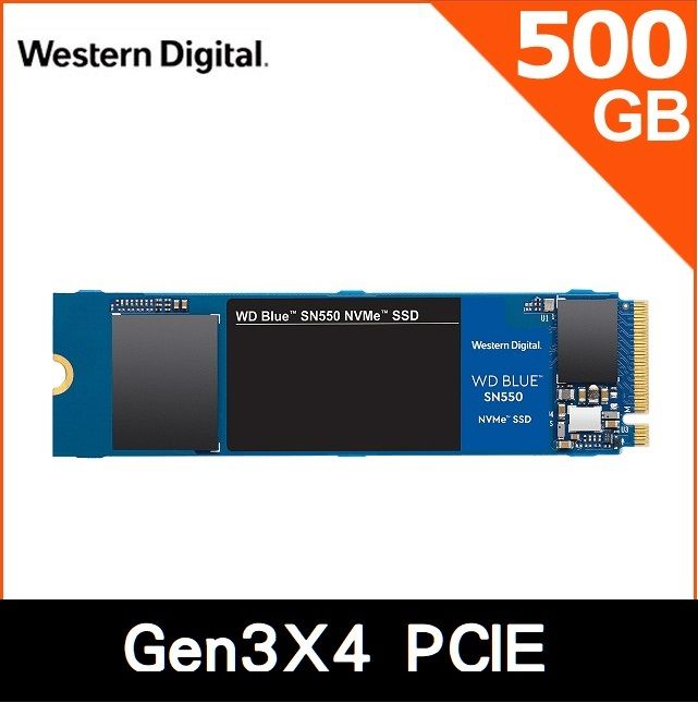 WD SN550  500G PCIE SSD