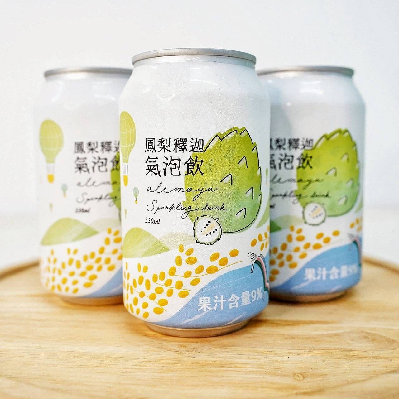 鳳梨釋迦氣泡飲
