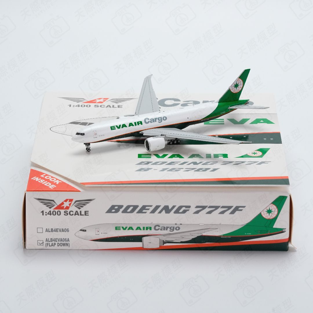 長榮航空 1/400 777F B-16781 標圖襟翼放下