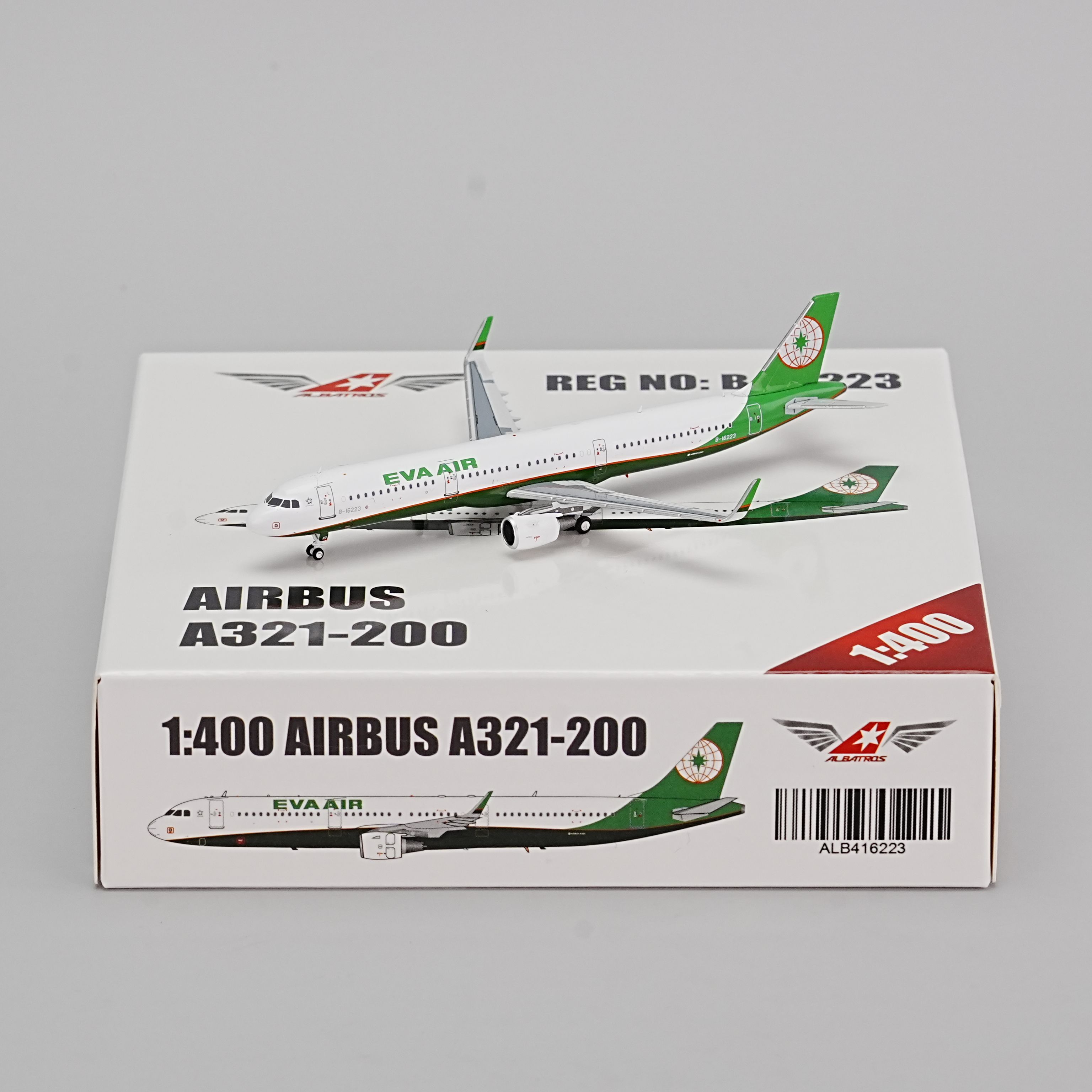 ALB 1/400 長榮航空 A321-200 B-16223 金屬飛機模型