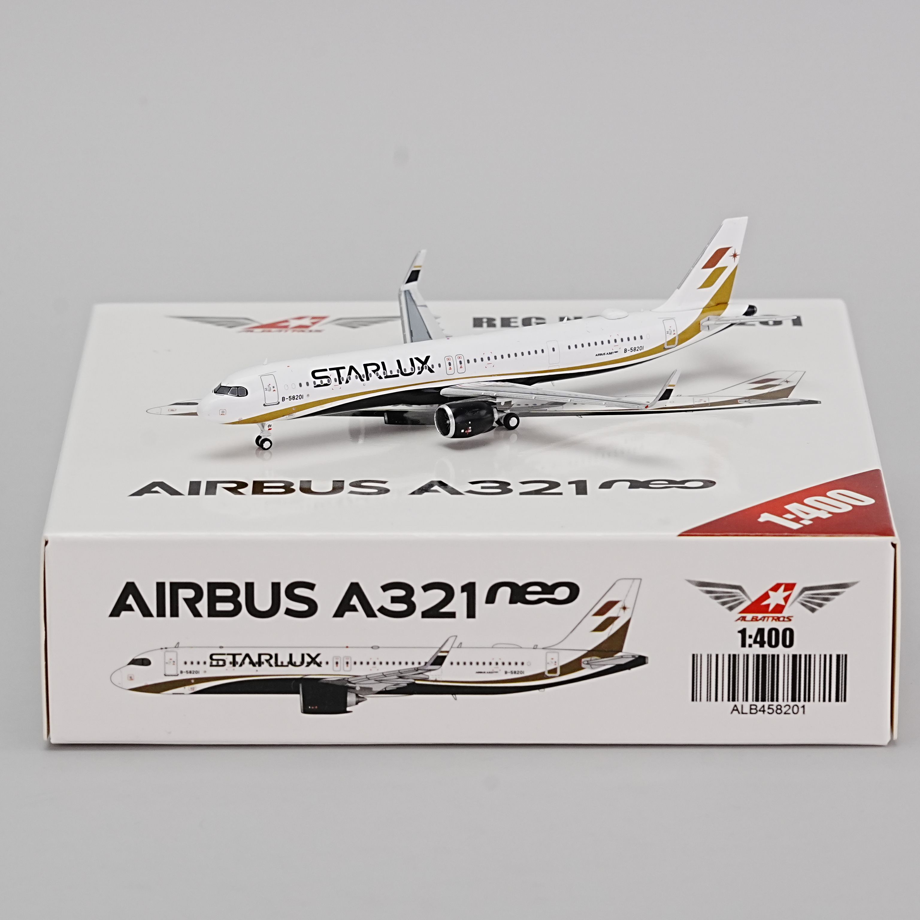 ALB 1/400 星宇航空 A321 neo B-58201 ALB458201 金屬飛機模型