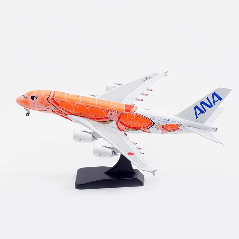 Aviation 1/400 全日空 ANA A380 JA383A 橘海龜 可拆起落架