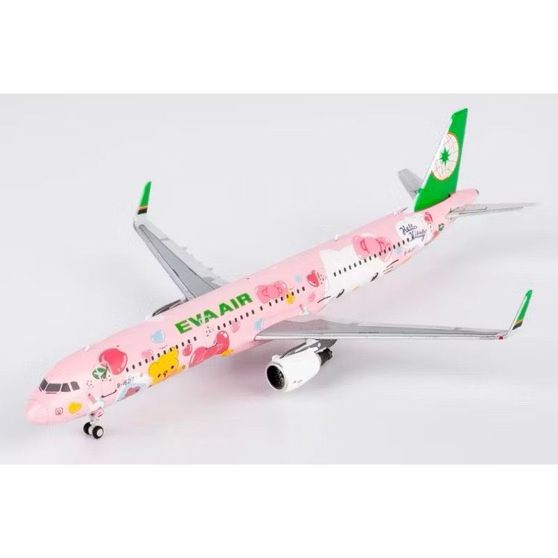 NG 1/400 長榮航空 A321-200 B-16217 粉萌機 彩繪機 金屬飛機模型