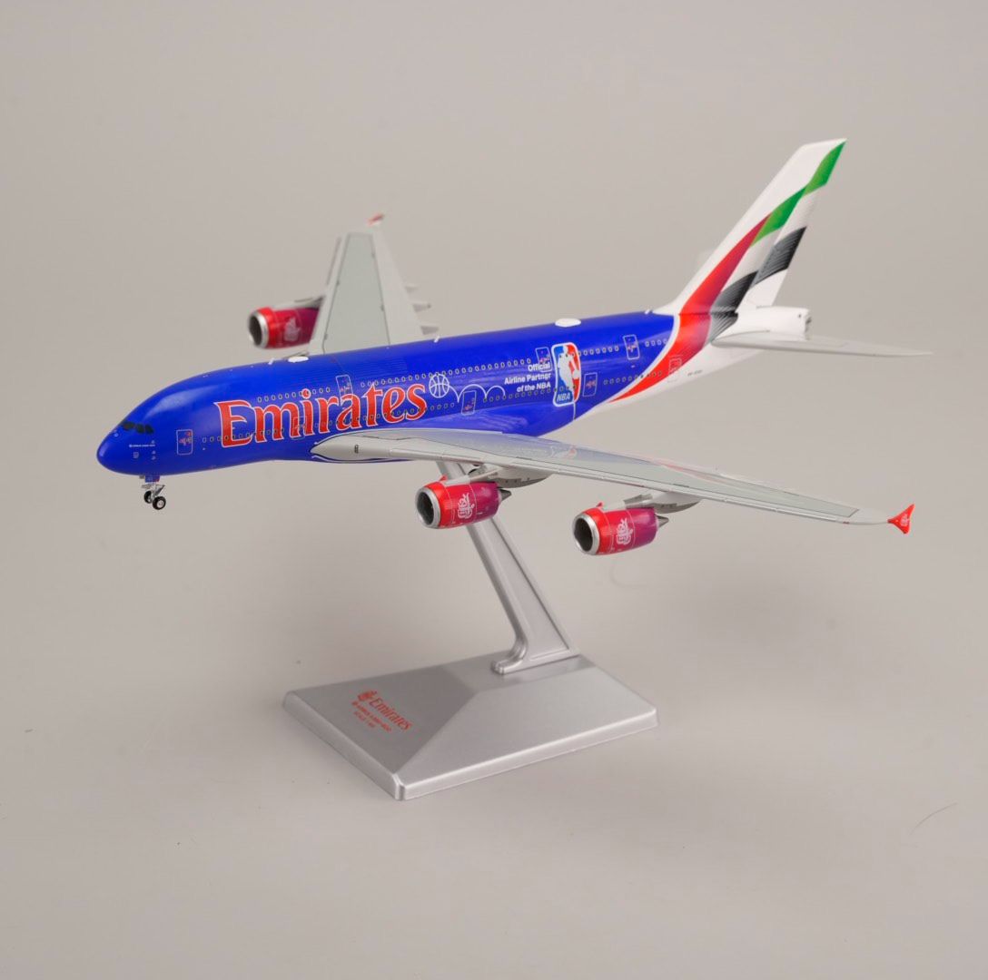 1/400 阿聯酋航空 A380-800 NBA彩繪 A6-EOD