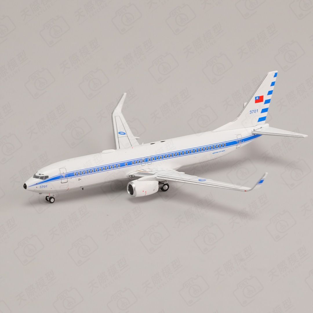 ALB 1/400 中華民國 空軍一號 737-800 3701 金屬飛機模型