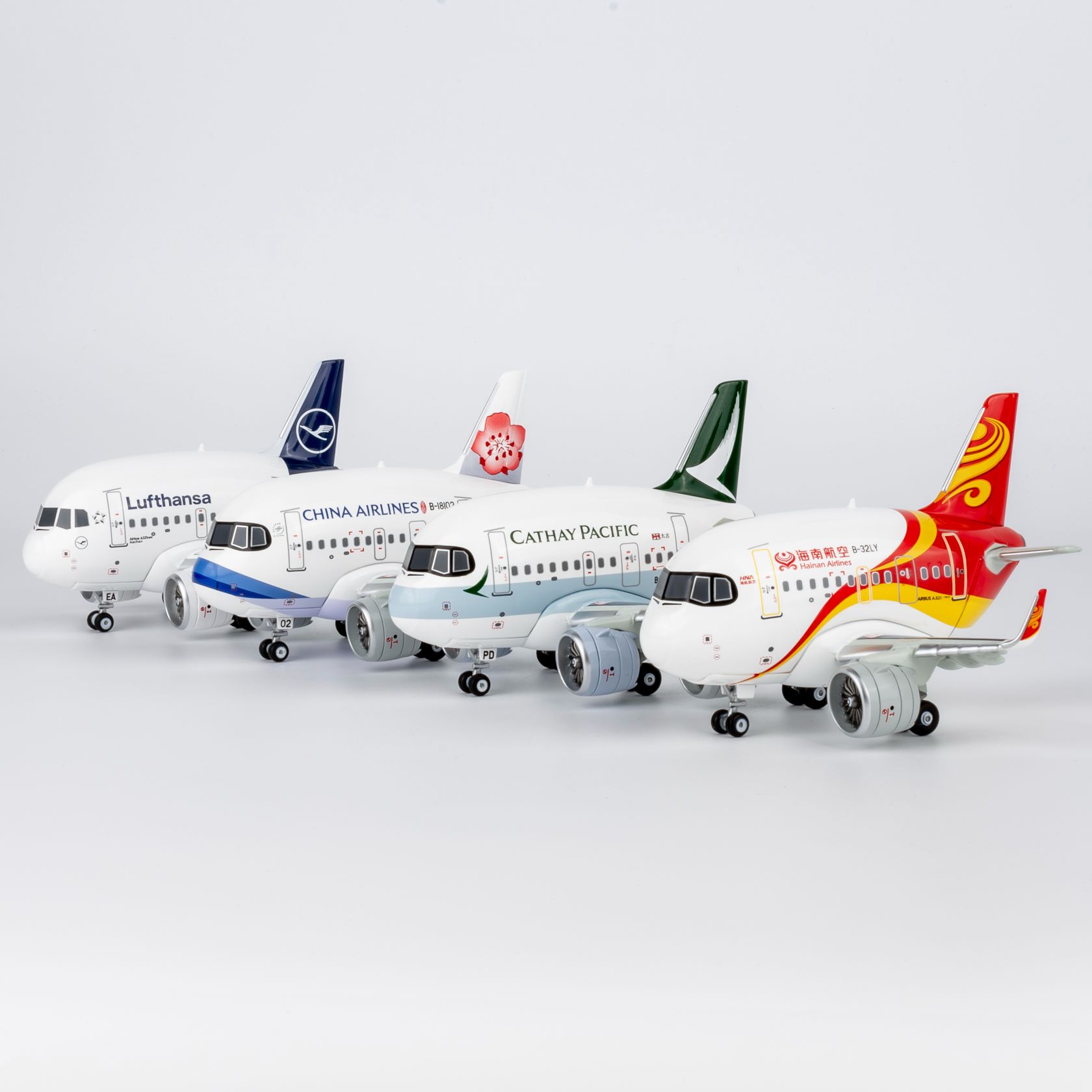 A321neo Q版模型 中華航空 國泰航空 漢莎航空 海南航空