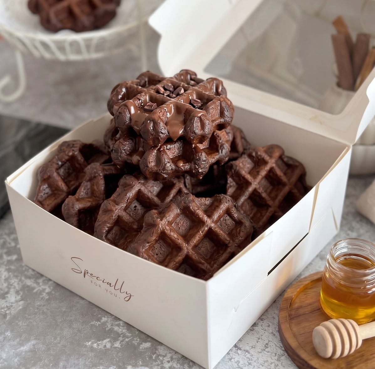 比利時巧克力 列日鬆餅 10入組