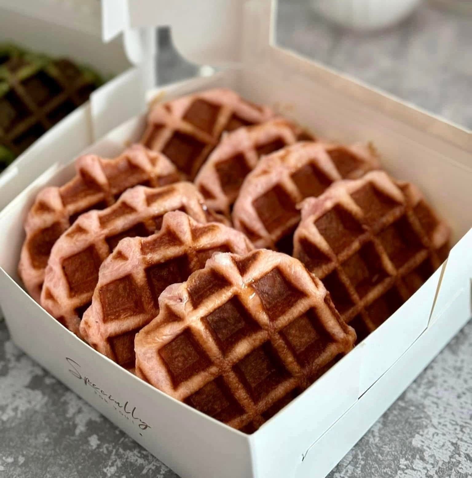 草莓蔓越莓 列日鬆餅 10入組