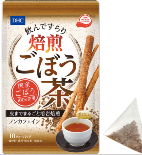 日本境內 DHC 焙煎牛蒡茶 健康茶 低卡路里 無咖啡因 無香料 （1.5g x10包）