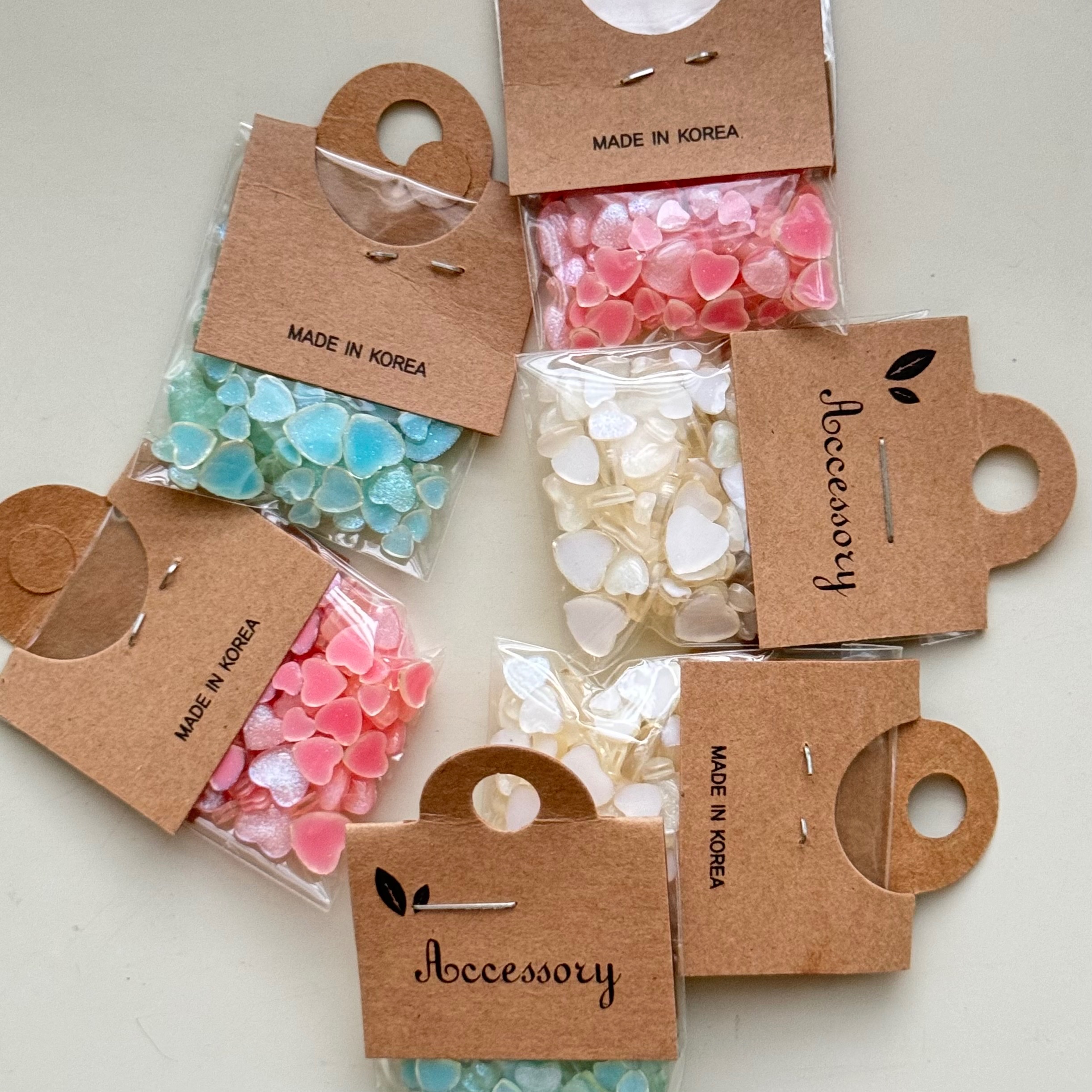 大小混合愛心偏光飾品