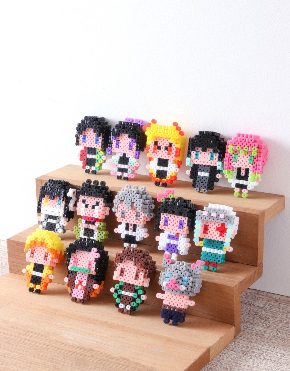 高人氣可愛造型拼豆公仔