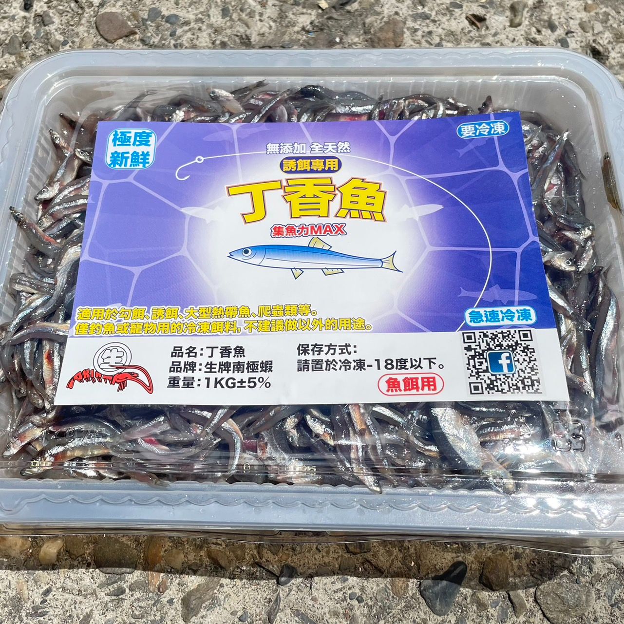 誘餌專用 丁香魚 誘餌 魚餌 1KG