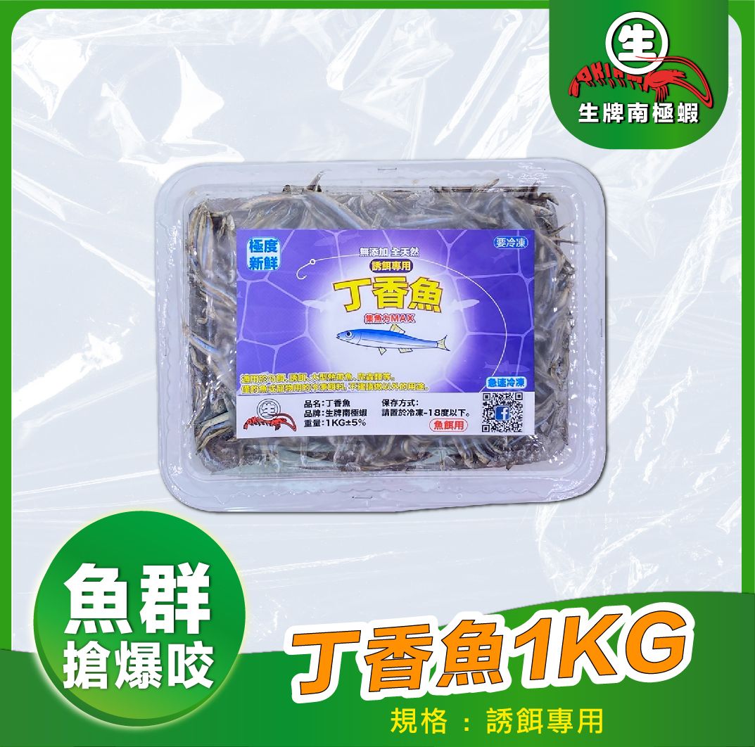 誘餌專用 丁香魚 誘餌 魚餌 1KG