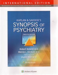 Kaplan ＆ Sadock’s Synopsis of Psychiatry 純紙本 / （書+密碼函）