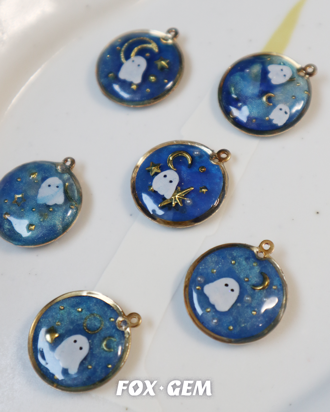 ✨自選配件小晶靈圓形雙面墜