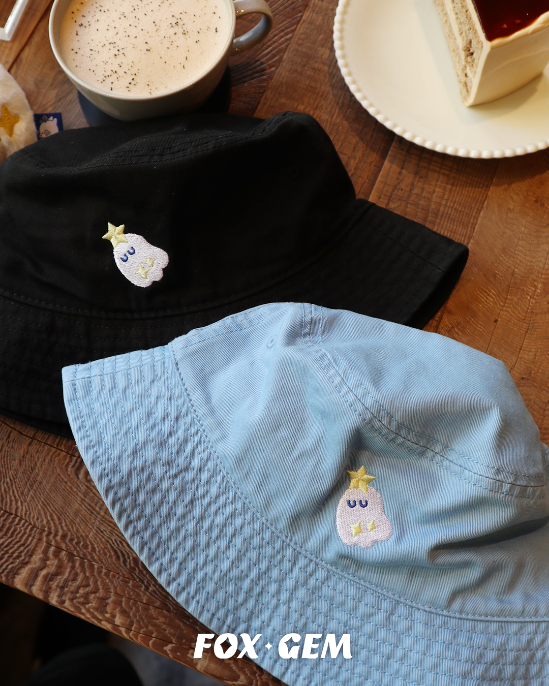 🌟小晶靈刺繡魚夫帽