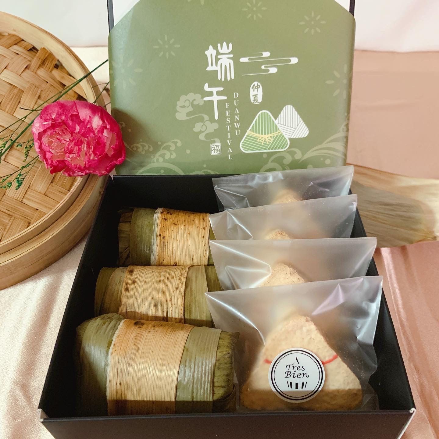 蒲燒竹帛粽甜點禮盒