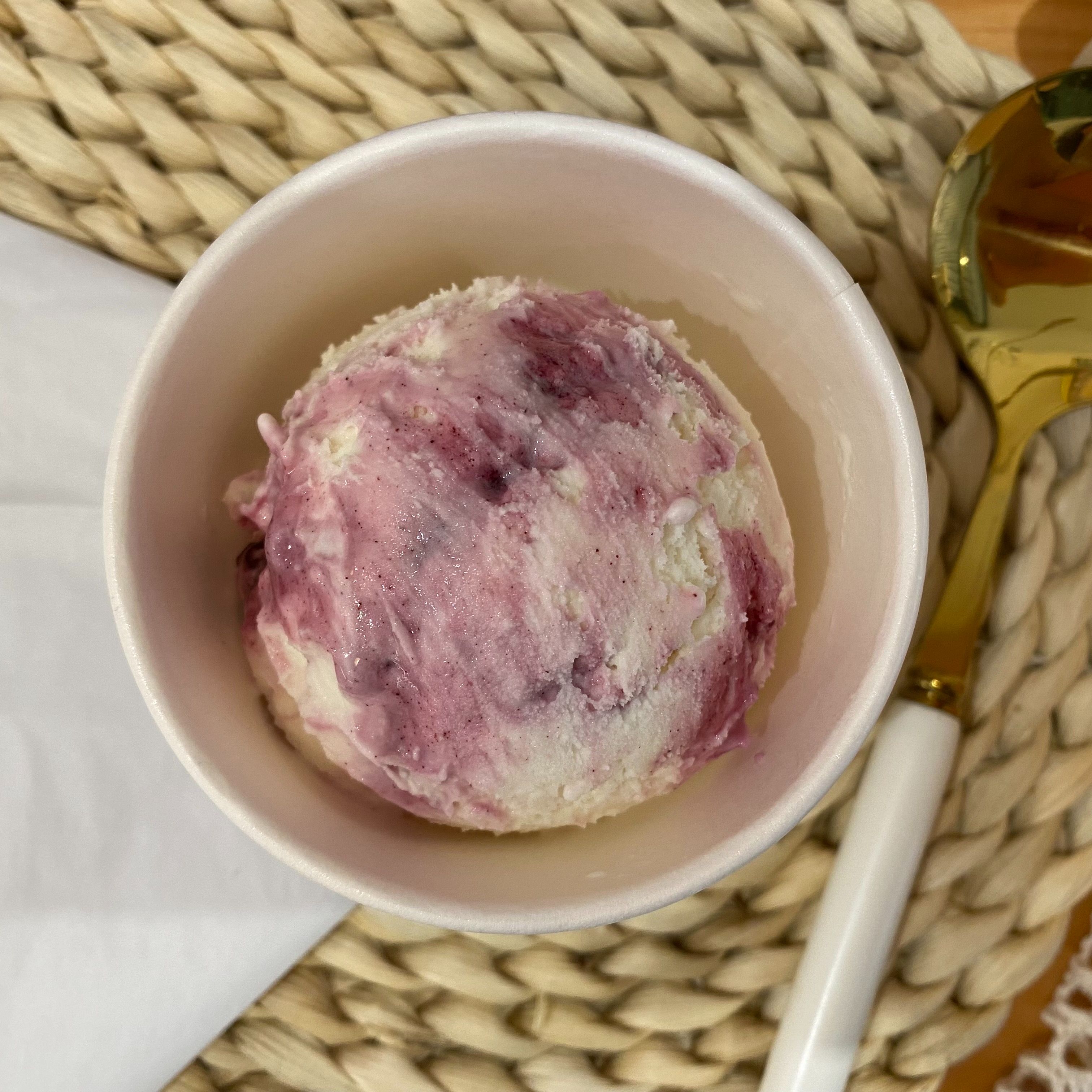 義式優格佐藍莓冰淇淋
