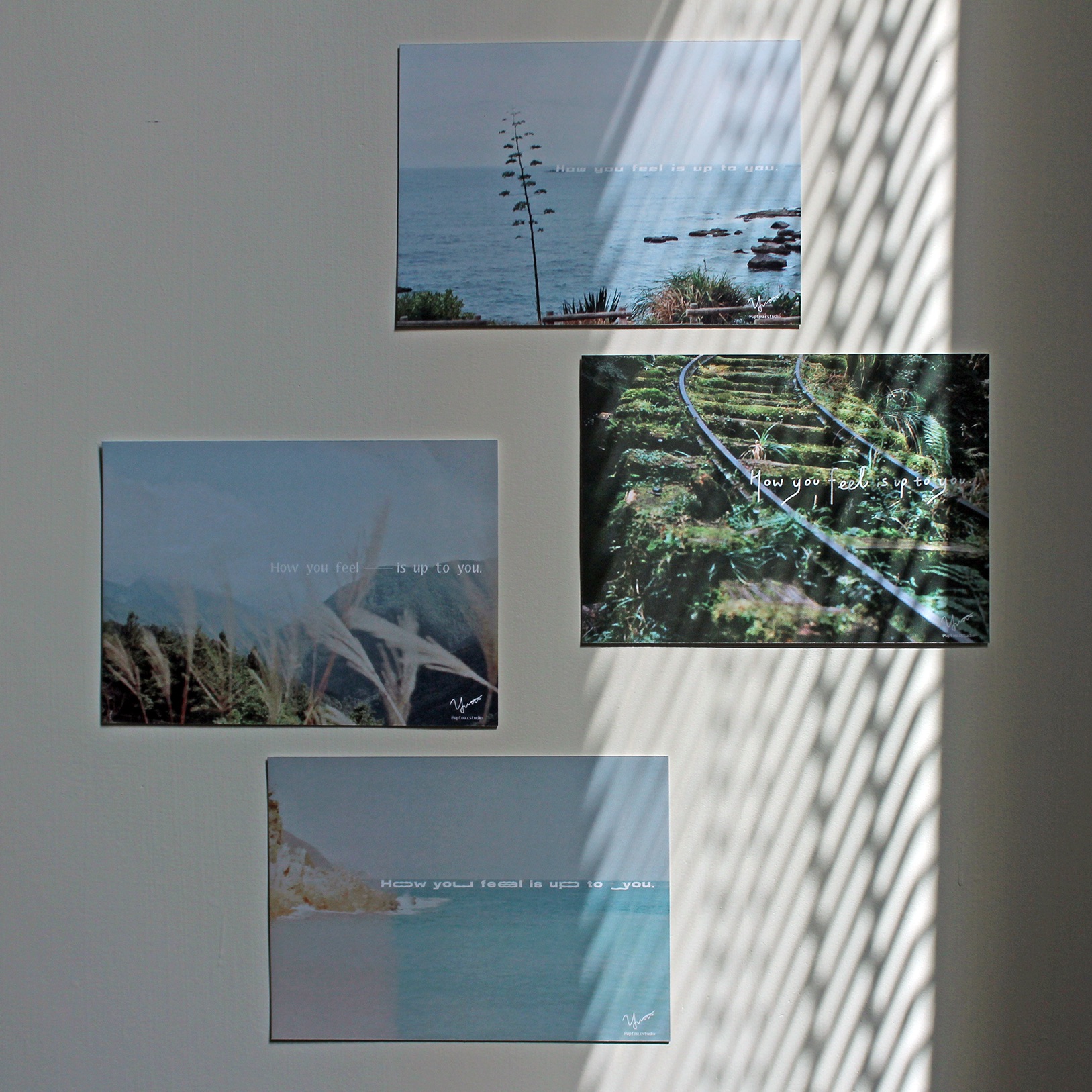 風景明信片〈How you feel is up to you〉系列