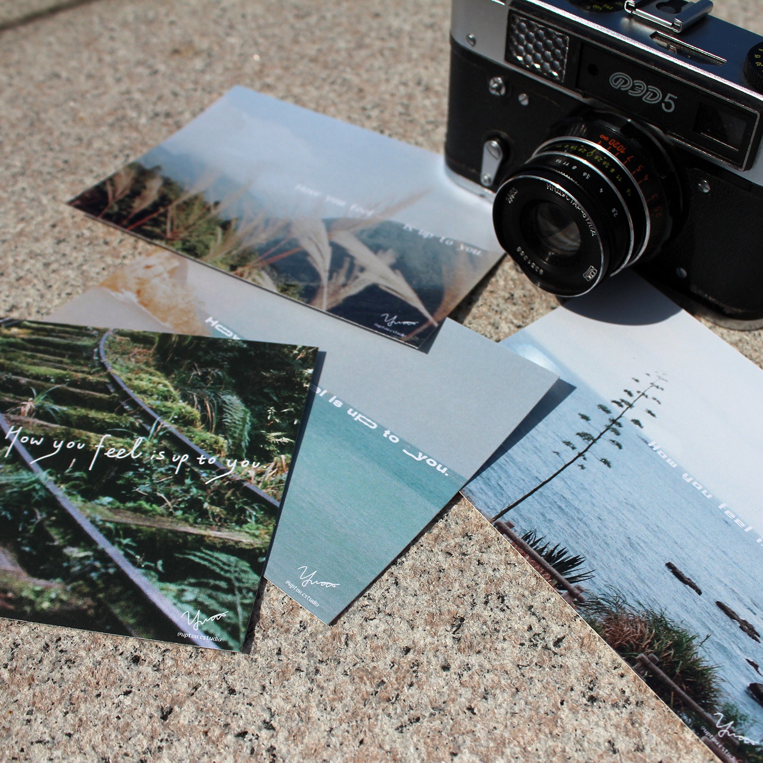 風景明信片 四入〈How you feel is up to you〉系列