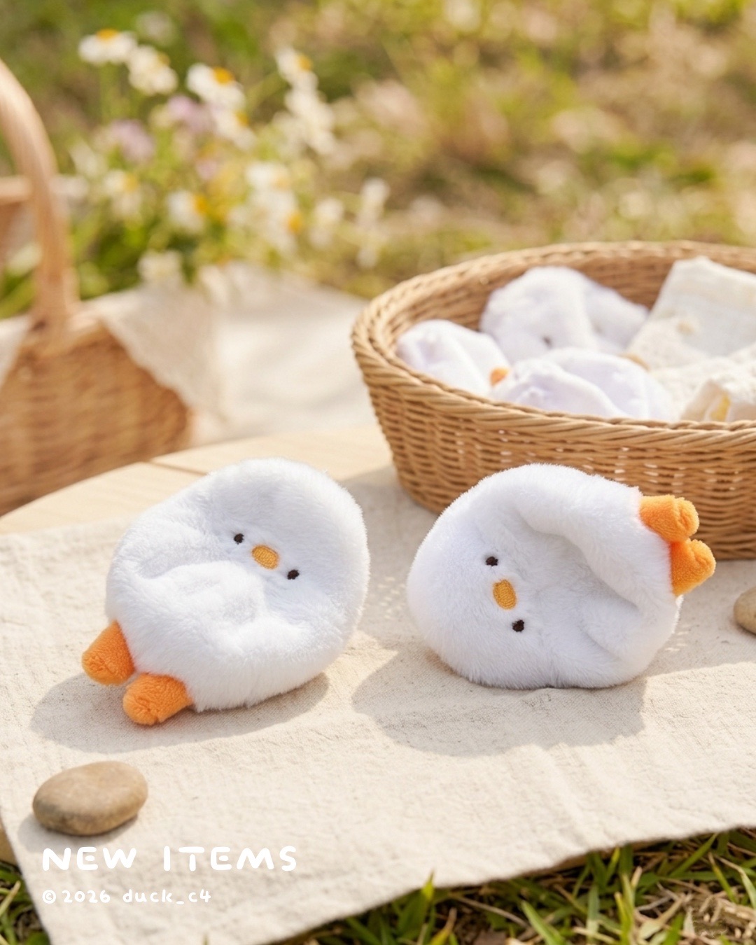 【新品】扁扁鴨皮