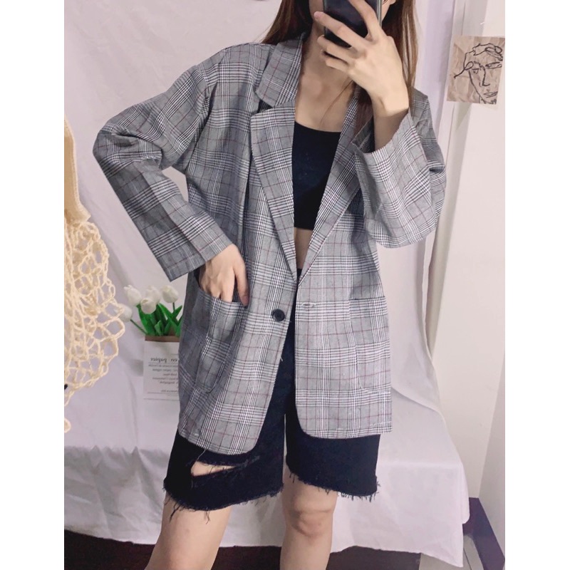 （現貨出清）夏日薄款有口袋の西裝外套