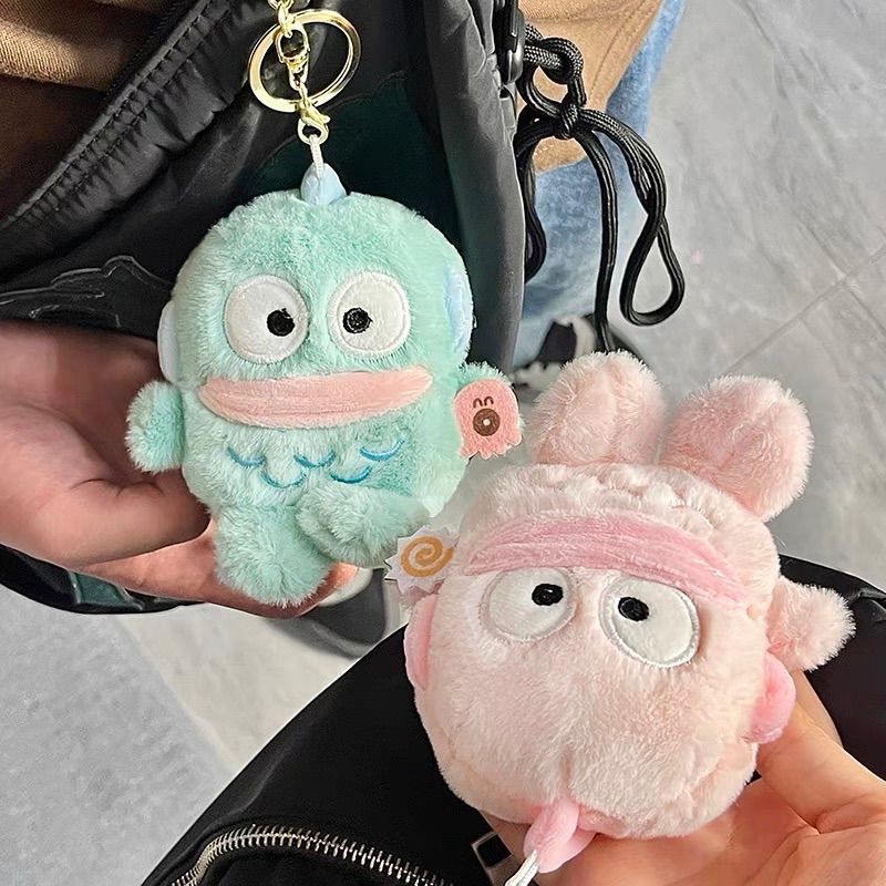 現貨出清🐟卡通毛絨小丑魚情侶吊飾