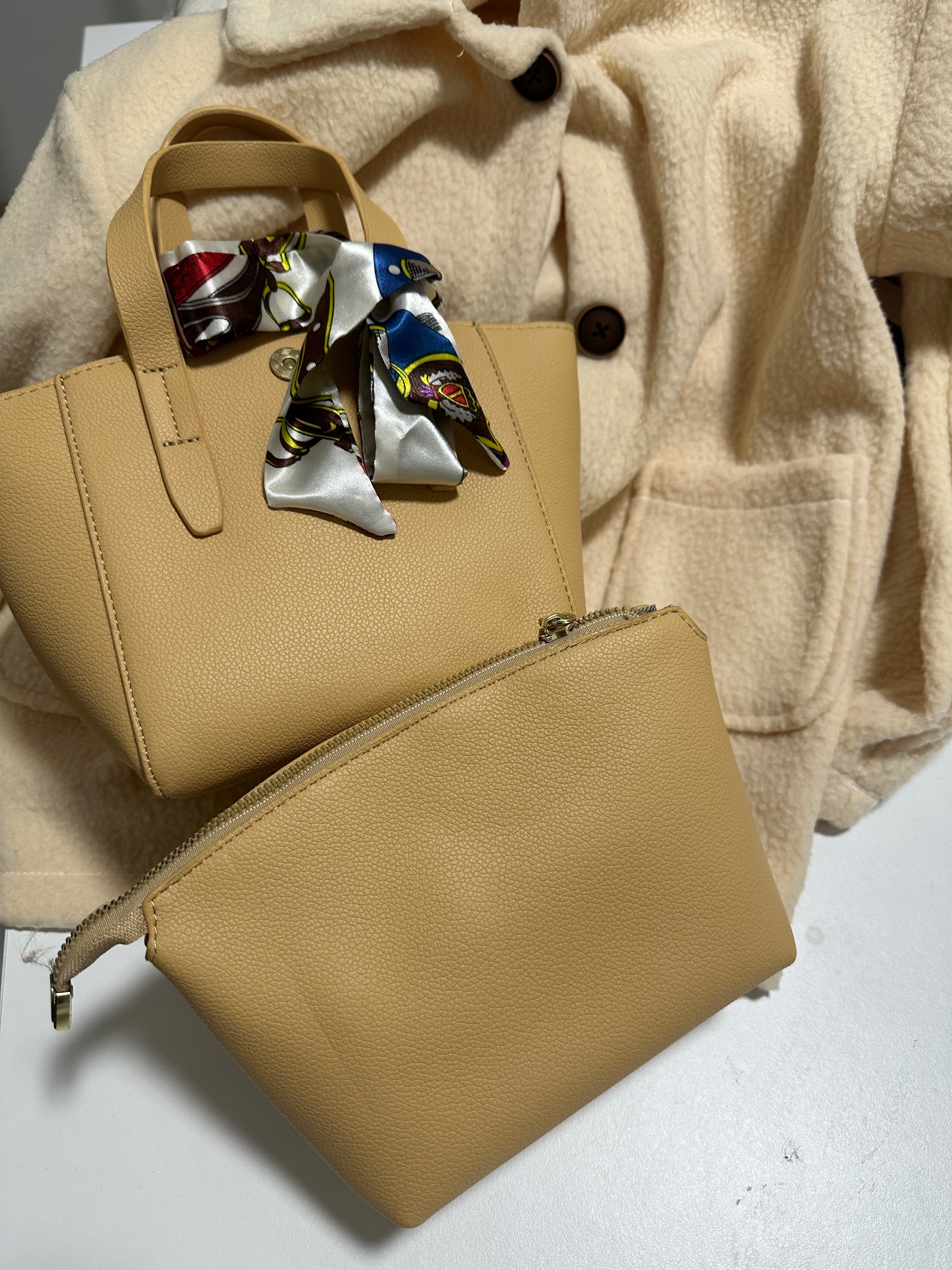 （現貨出清）奶黃子母包