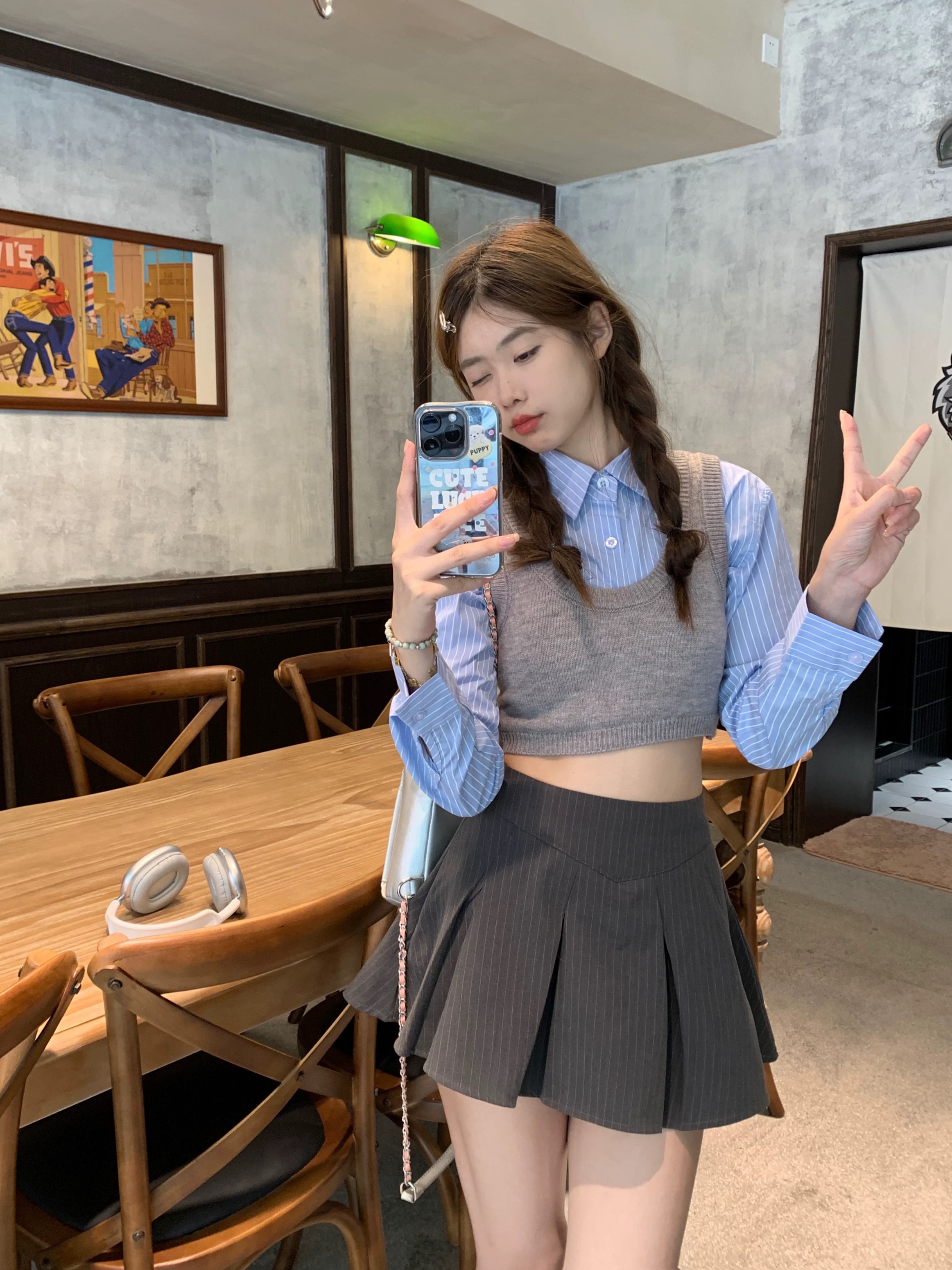 （現貨馬甲）短版柔軟針織馬甲