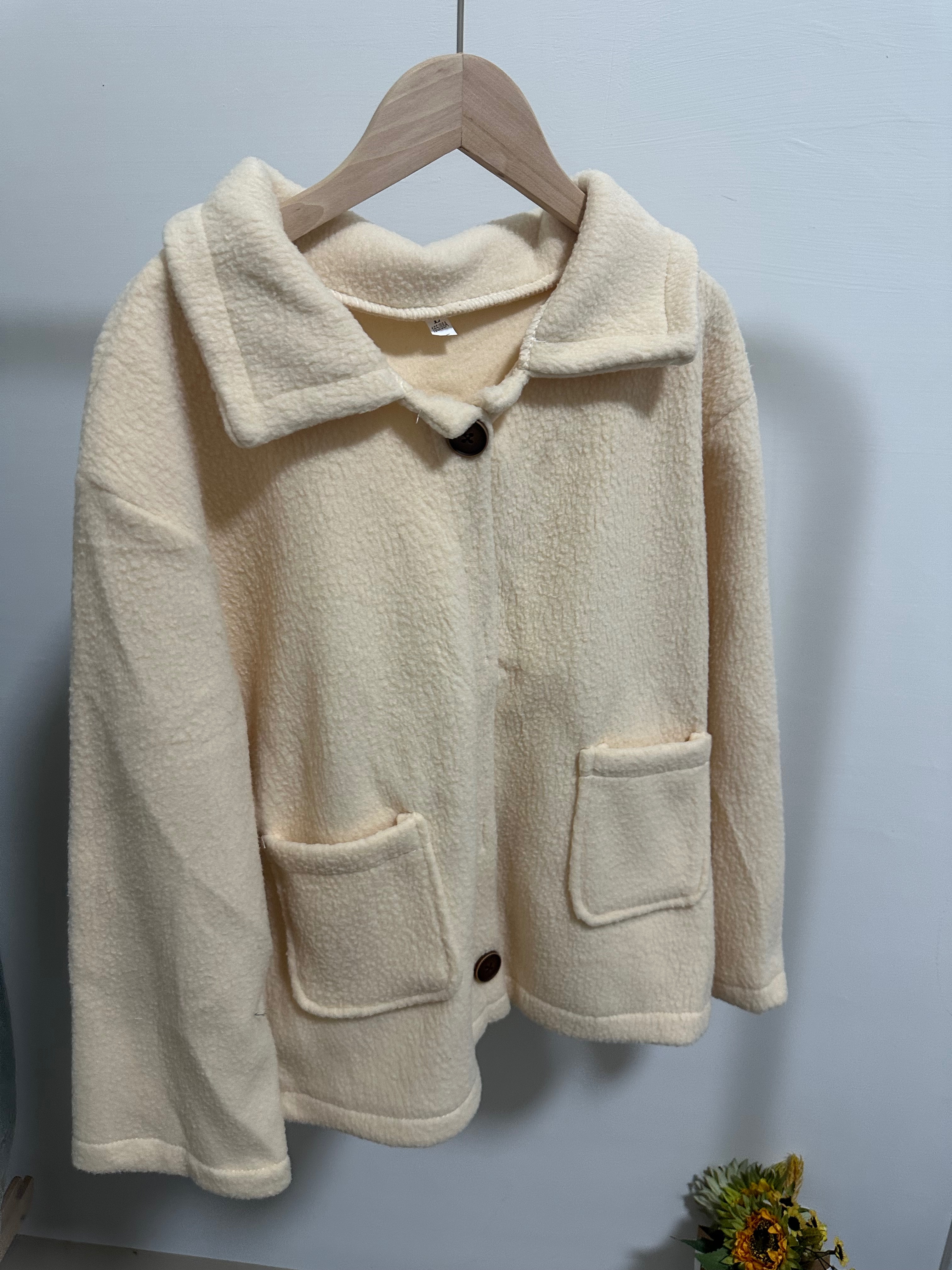 （現貨出清）薄款羊羔毛外套