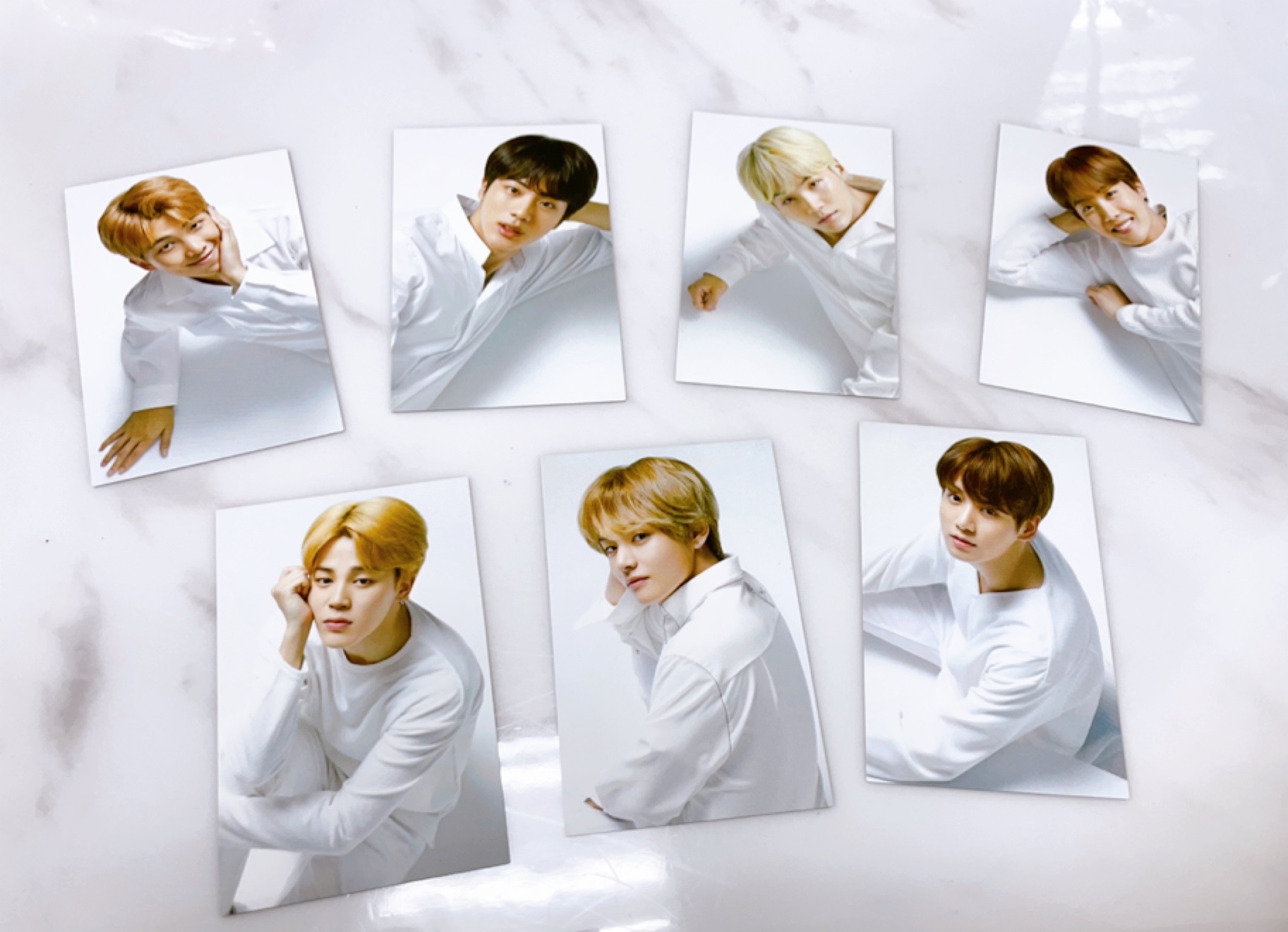 BTS-VT聯名Think your teeth 外盒+小卡7入