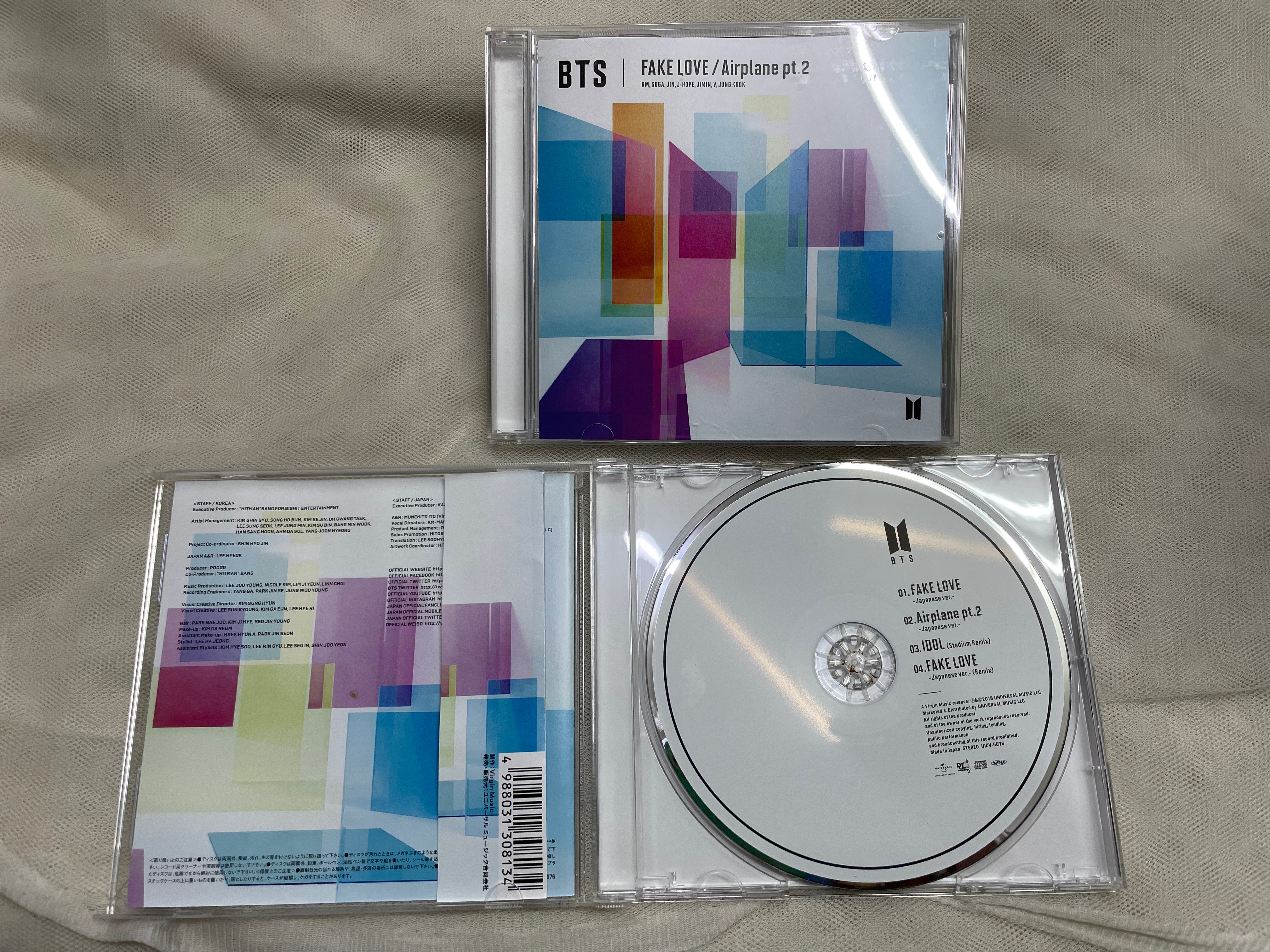[二手]日版空專-Fake Love/Airplane pt.2
