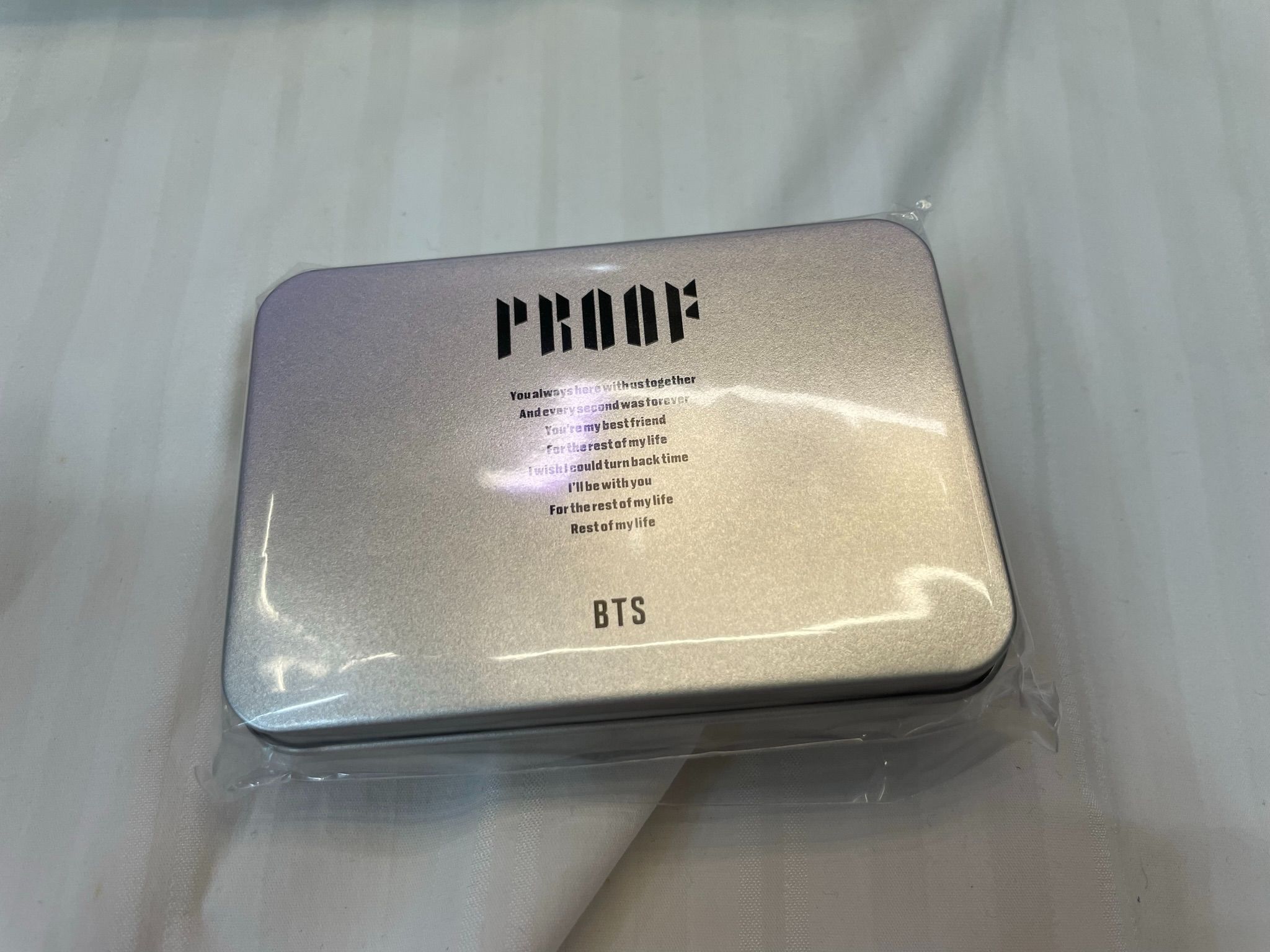 [全新]BTS-PROOF 鐵盒專輯封面郵票貼紙組